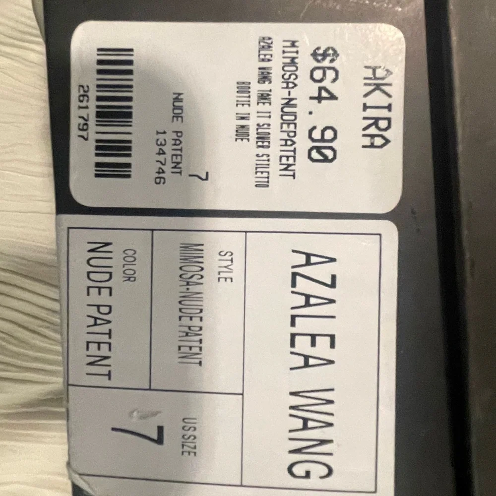 Azalea wang take it slower wedge mule in nude- 7 - Picture 10 of 11